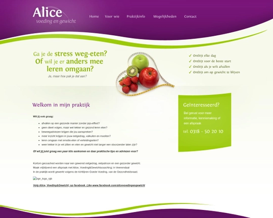 Alice Voeding En Gewicht Logo