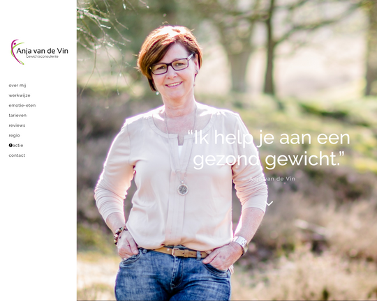 Gewichtsconsulente Anja van de Vin Logo