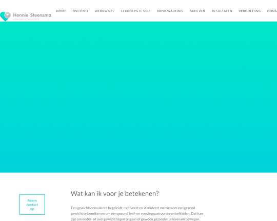 Gewichtsconsulente Hennie Steensma Logo
