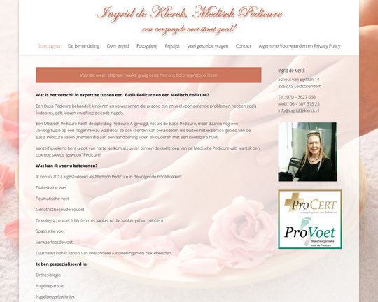 Ingrid de Klerck gewichtsconsulente Logo