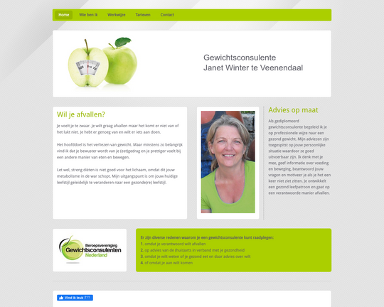 Janet Winter Gewichtsconsulente Logo