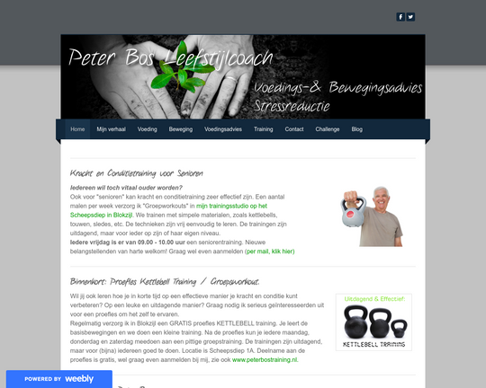 Peter Bos Leefstijlcoach Logo